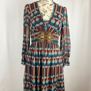 Nanette Lepore | Geometric Dress | Sz 2